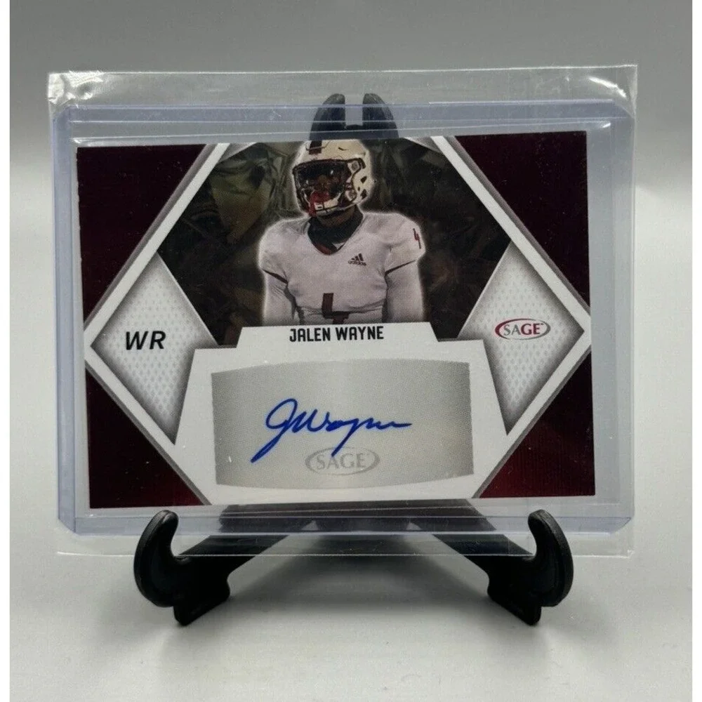 Jalen Wayne 2023 Sage Hit Red High Series Auto Autograph Rookie South Alabama